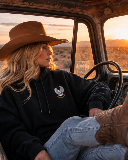 Cowgirl Mafia Highway Hellraiser Pullover