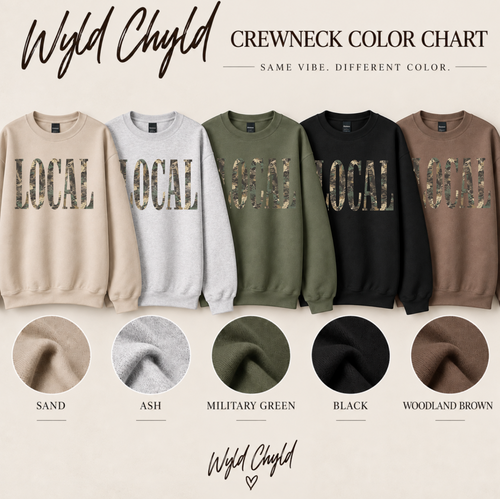 Camo Local Pullover