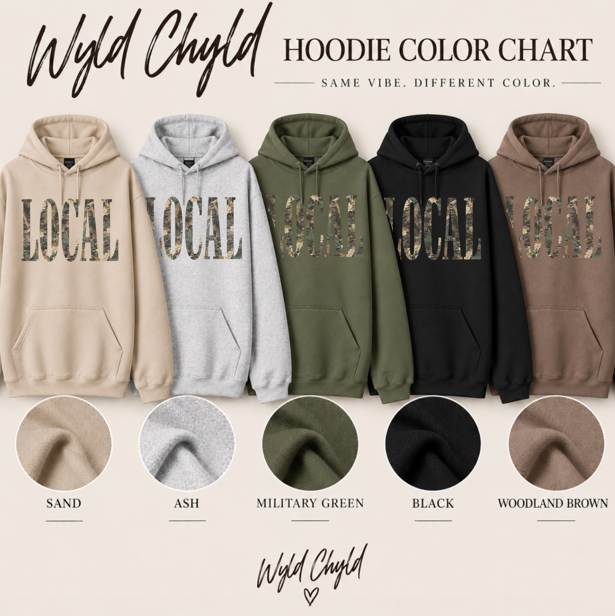 Camo Local Pullover