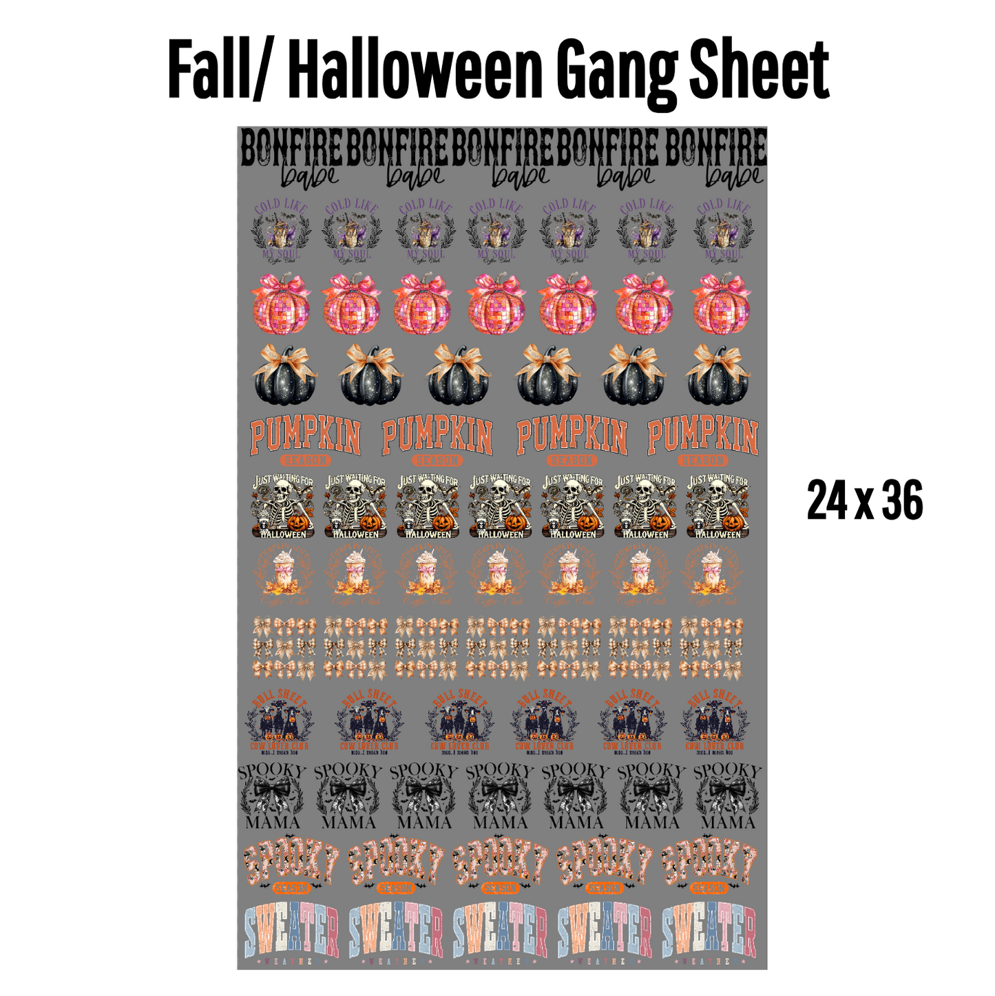 Hat Graphics Gang Sheets