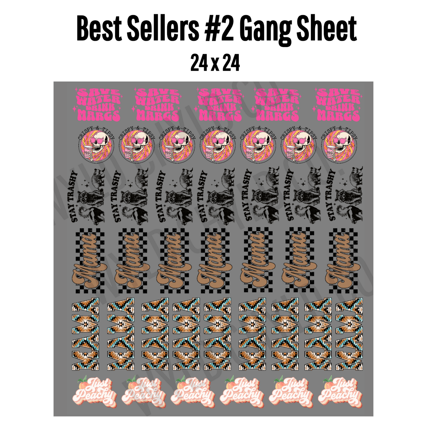 Hat Graphics Gang Sheets