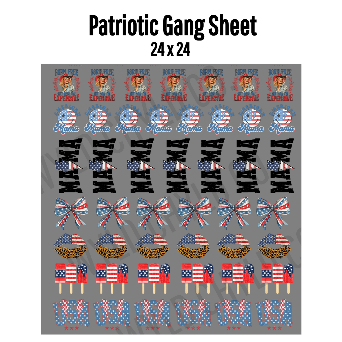 Hat Graphics Gang Sheets