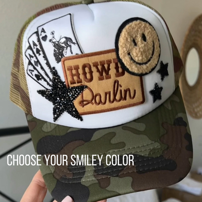 The "Cassidy" custom patch camo trucker