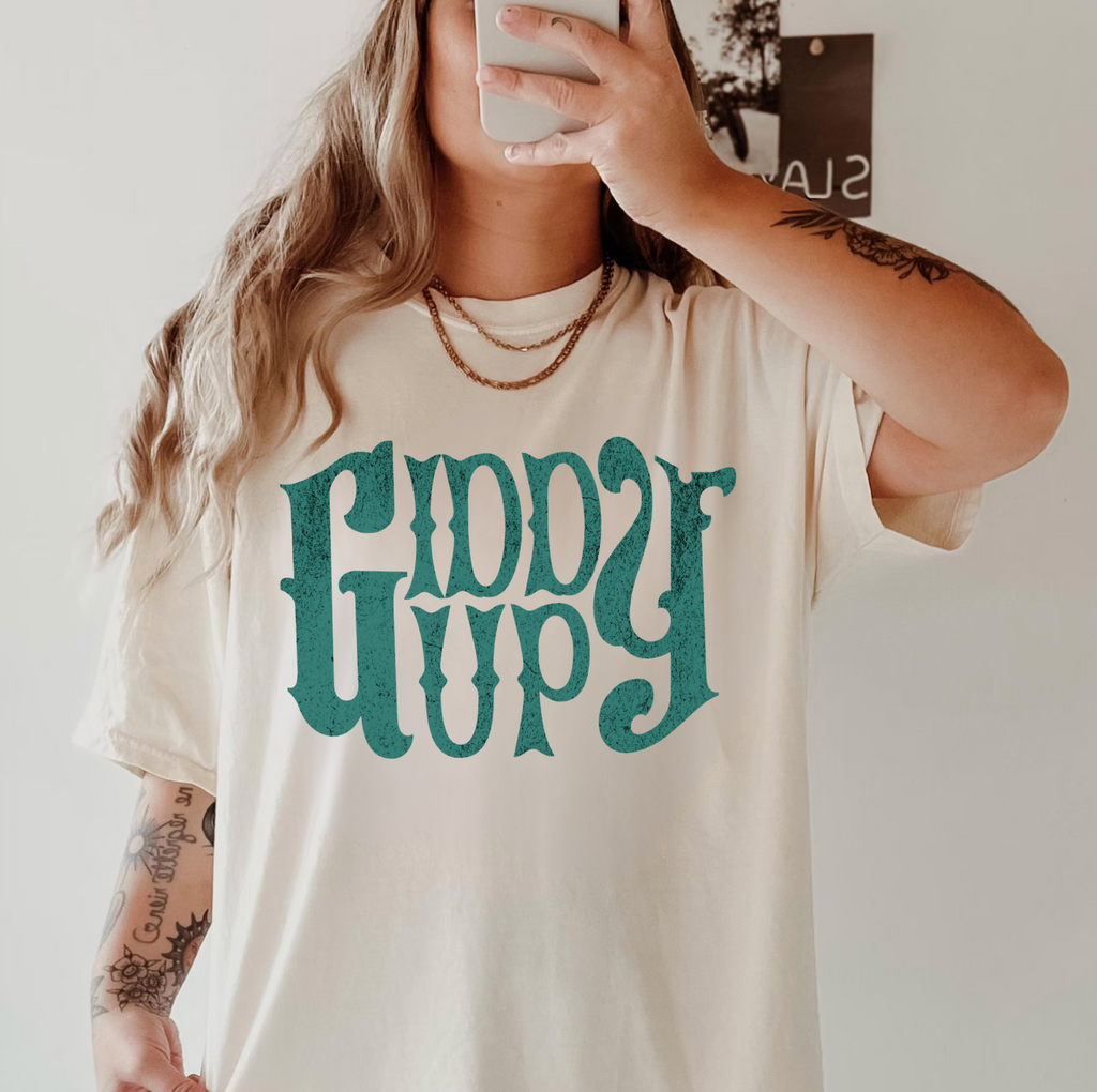 Giddy Up Western Graphic Tee