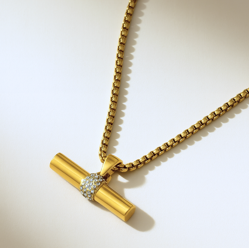 Luxe Gold Bar Necklace