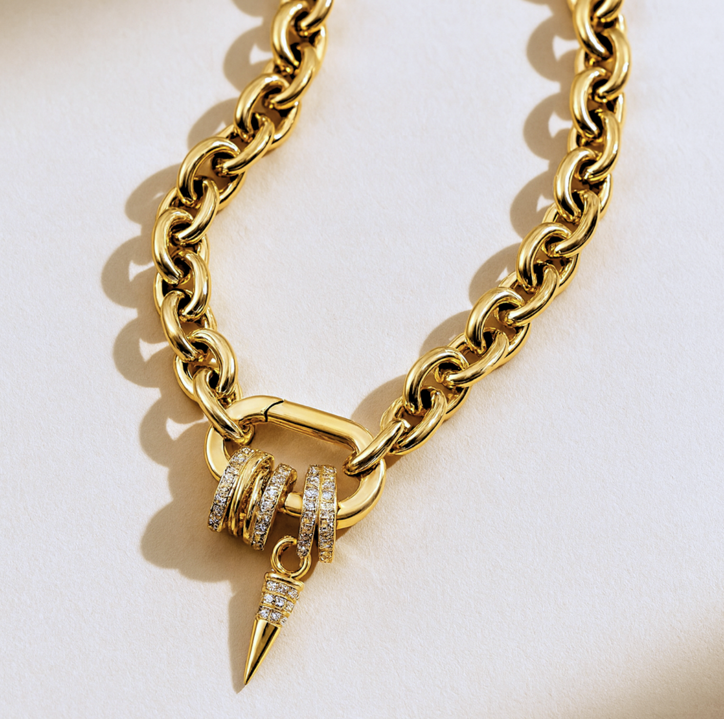 Outlaw Chunky Carabiner Charm Chain