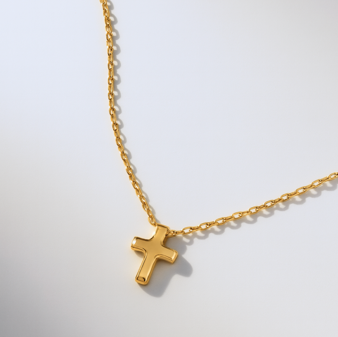Faith & Fury Gold Cross Chain