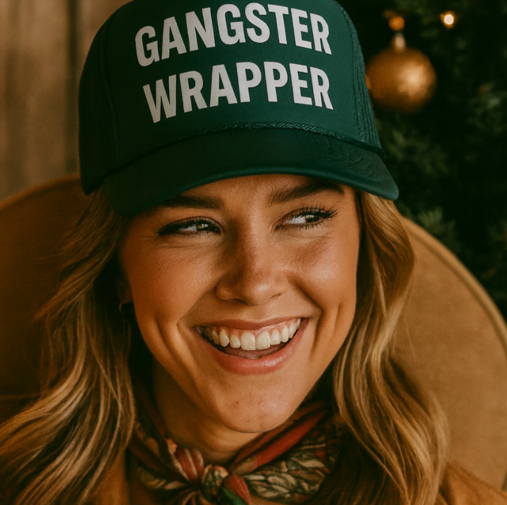 Snarky Puff Print Christmas Truckers