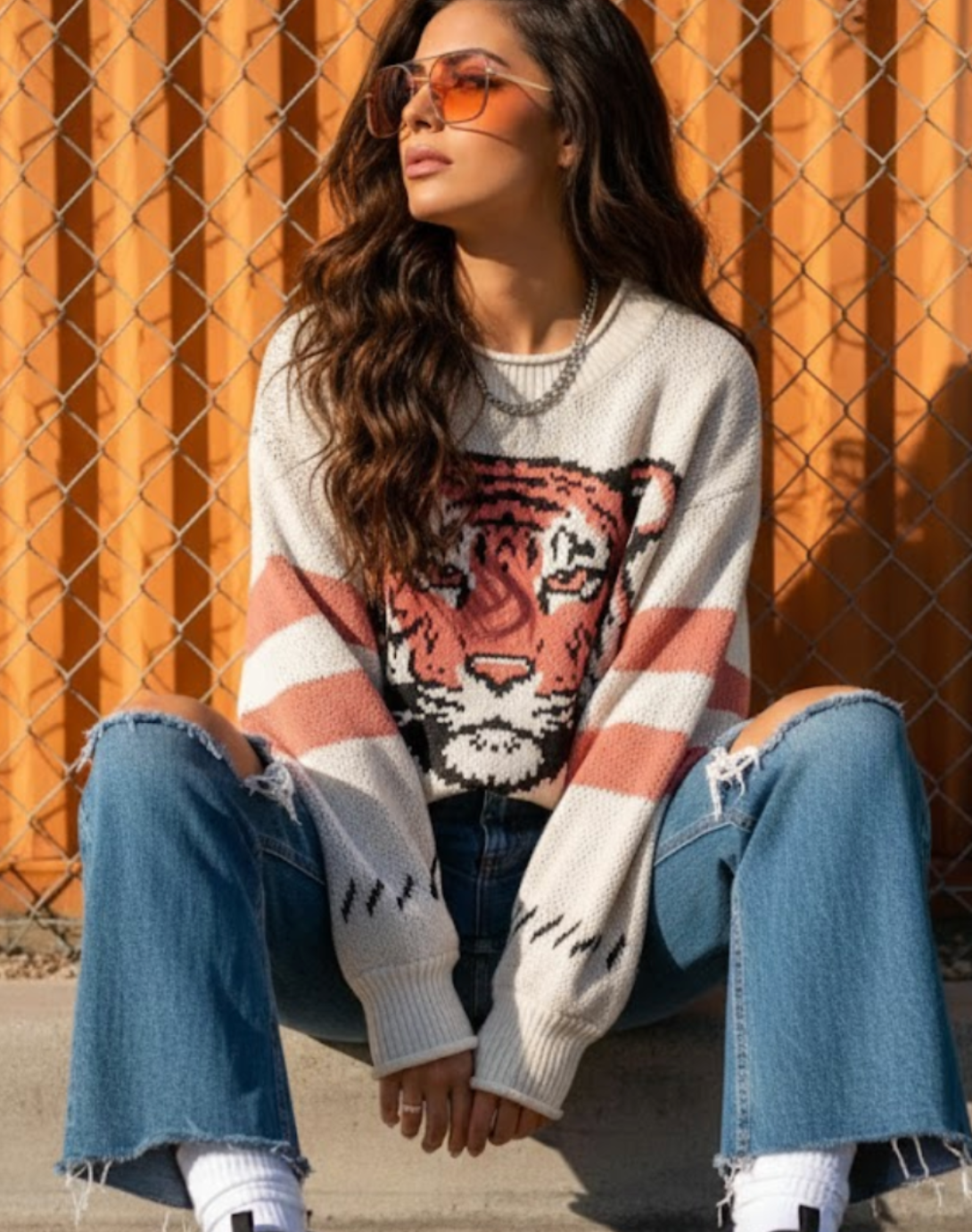Can't Be Tamed Tiger Pullover