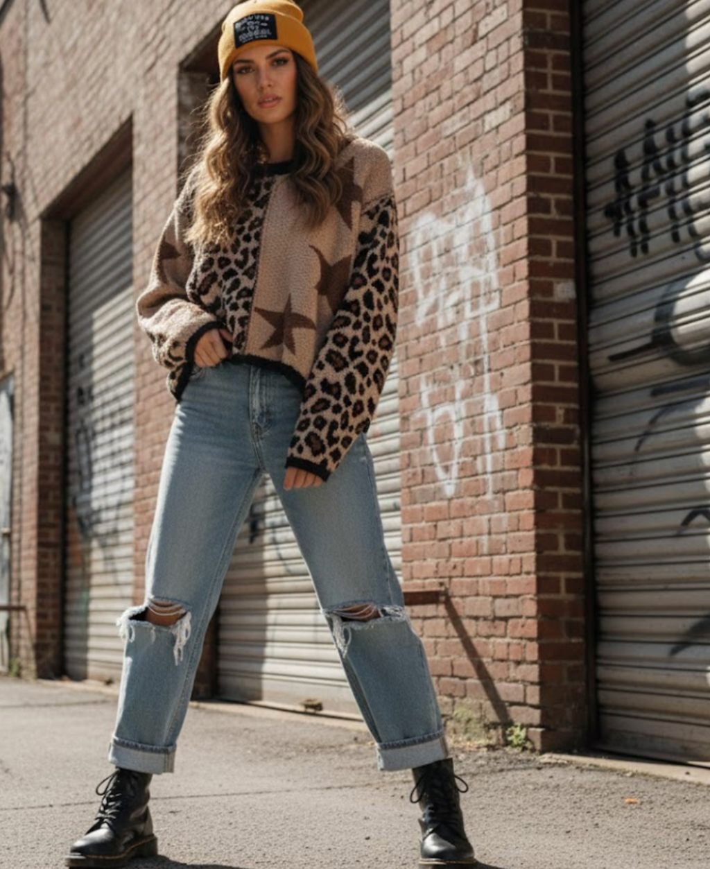 Outlaw Leopard Cozy Pullover