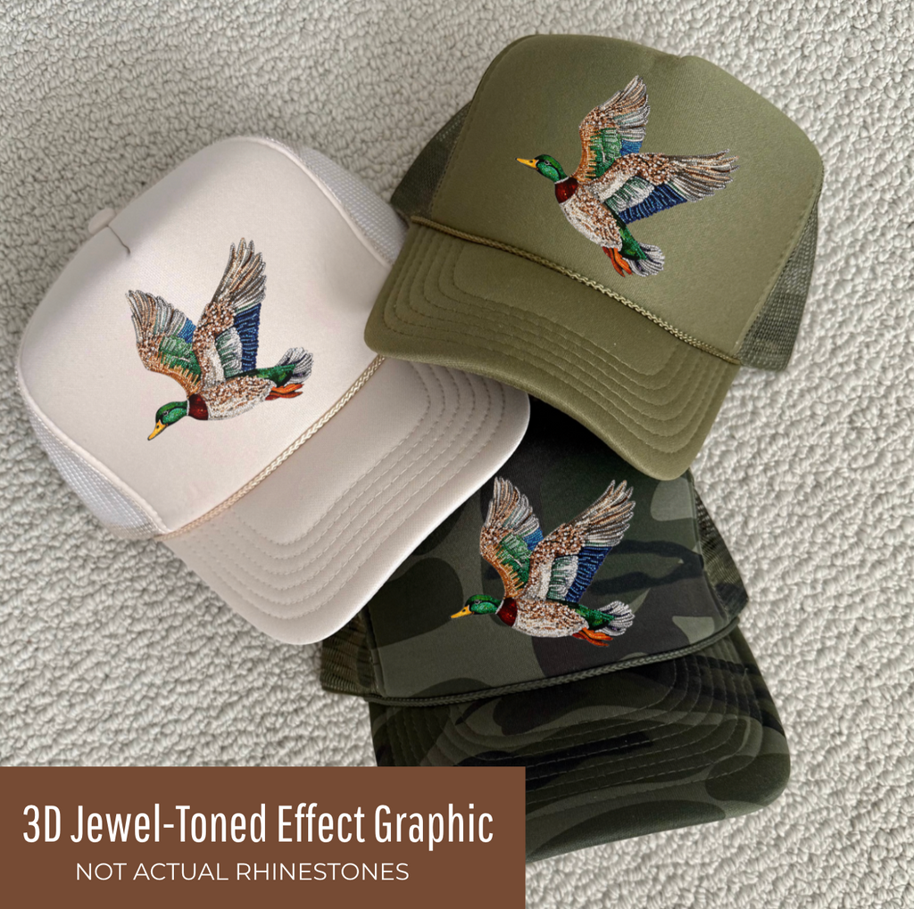 Puff Print Backwoods Rebel Trucker Collection