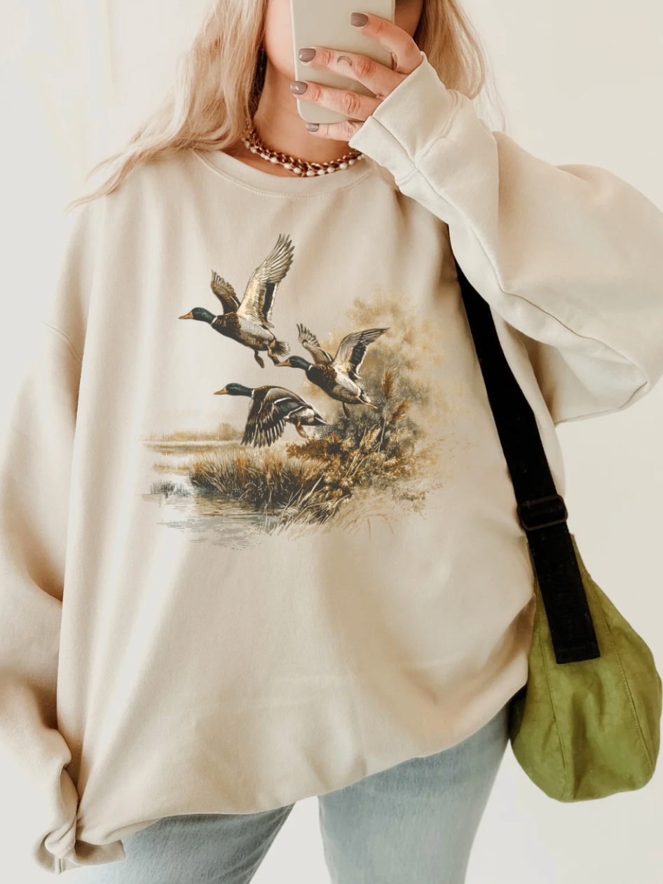 Vintage Mallard Duck Crew