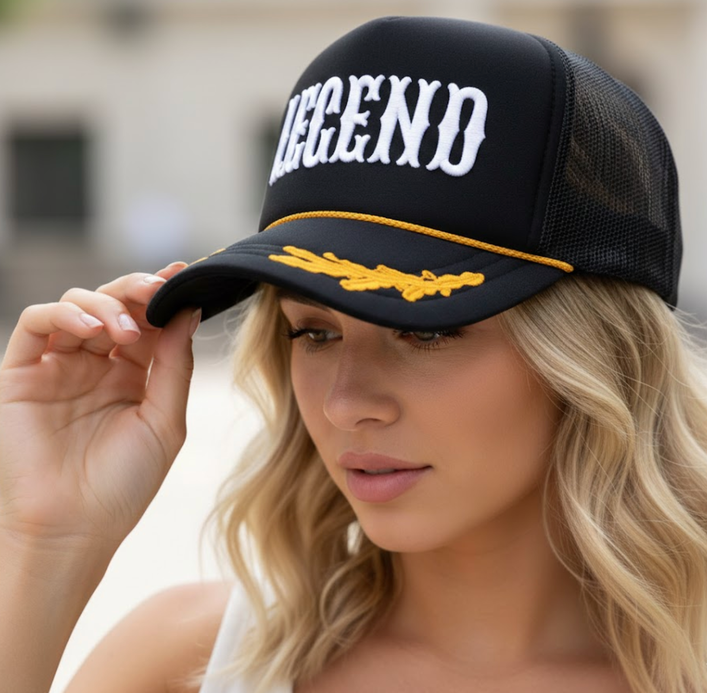 Puff Print Cowgirl Mafia Trucker Collection