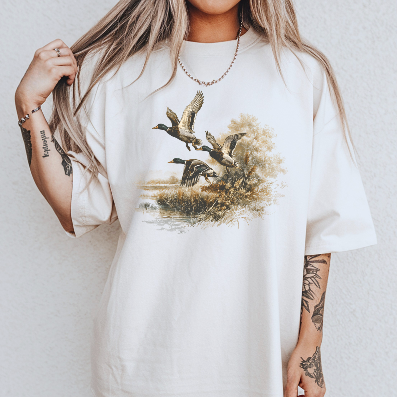 Vintage Mallard Duck Crew