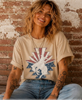 Red White & Bronco Tee