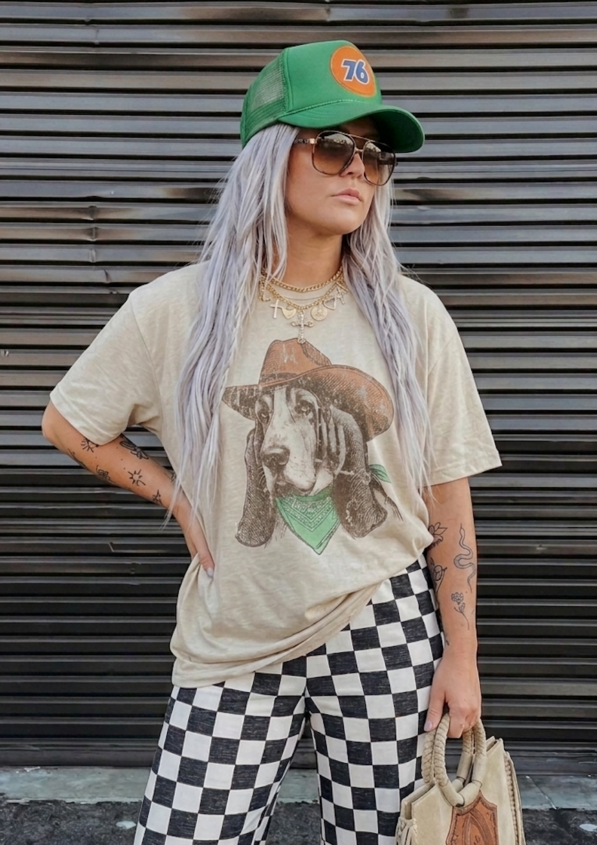 Vintage Cowboy Hound Tee