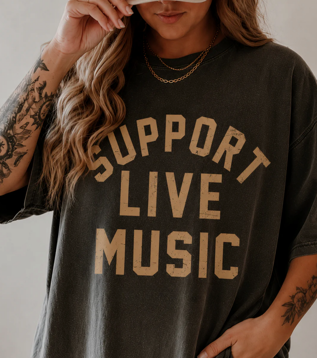 Support Live Music Tee
