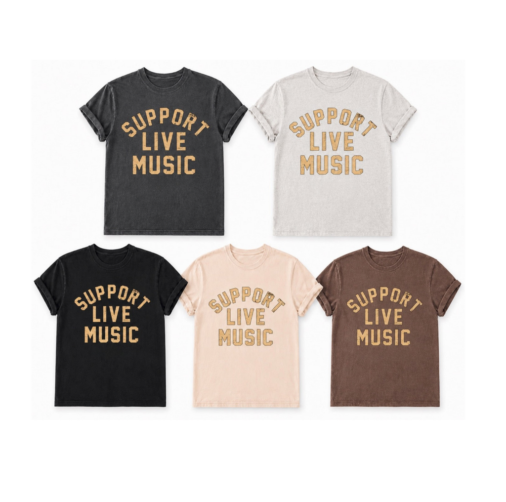 Support Live Music Tee