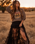Vintage Route 66 Vintage Graphic Pullover