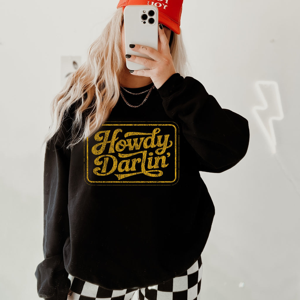 Howdy Darlin' Retro Crewneck